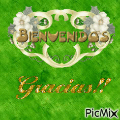 Bienvenidos - Darmowy animowany GIF