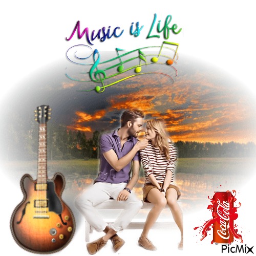 Music Is Life - PNG gratuit