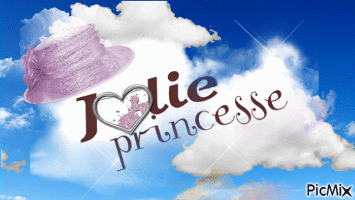les nuages comme une princesse!! - GIF animado gratis