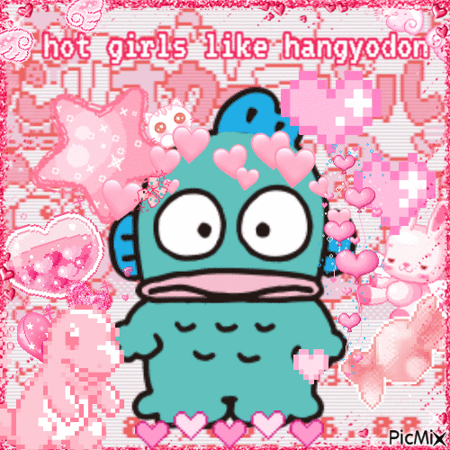 Hot girls like hangyodon - GIF animasi gratis