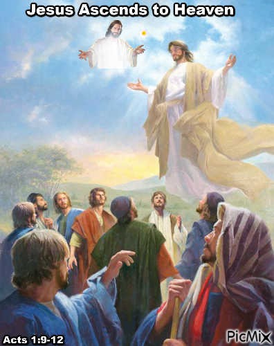 Jesus Ascends to Heaven - Free PNG