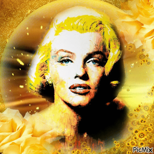 Marilyn Monroe - Darmowy animowany GIF