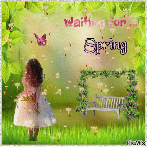 Waiting for spring - Ingyenes animált GIF