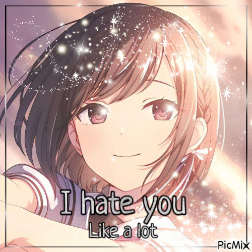 I hate you so much - GIF animate gratis