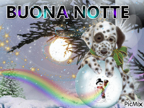 BUONA NOTTE - Ingyenes animált GIF