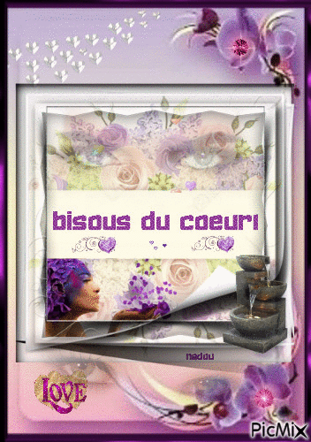 Bisous du Coeur - GIF animado gratis