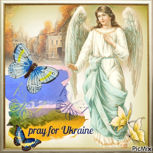 Pray for Ukraine - zdarma png