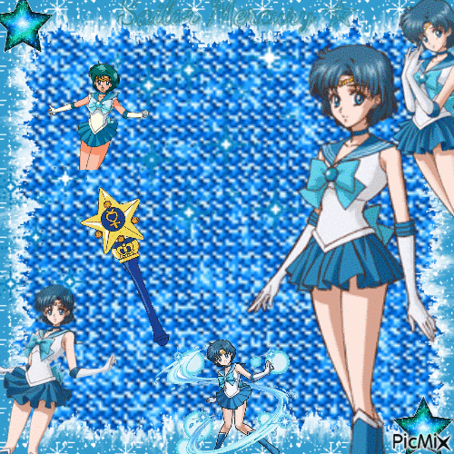 { ☆~Sailor Mercury~☆ } - Gratis animeret GIF