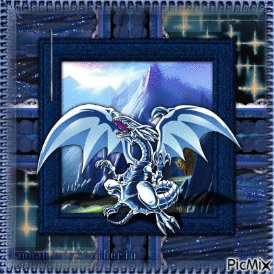 {♦Blue Eyes White Dragon♦} - GIF animé gratuit