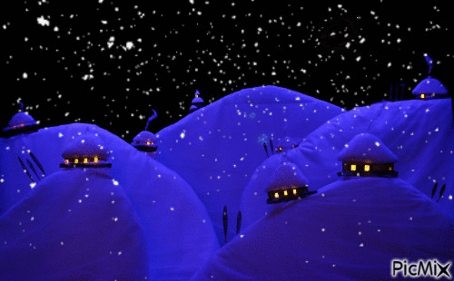 снег3 - Zdarma animovaný GIF
