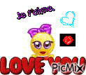 love you ♥ - Bezmaksas animēts GIF
