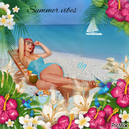 Summer vibes - GIF animé gratuit