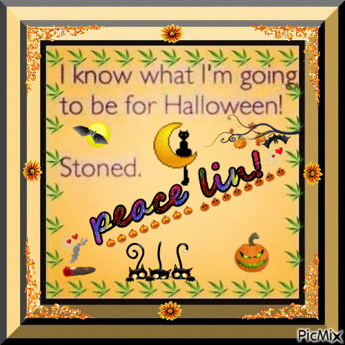 ~stoned halloween~ - Бесплатный анимированный гифка