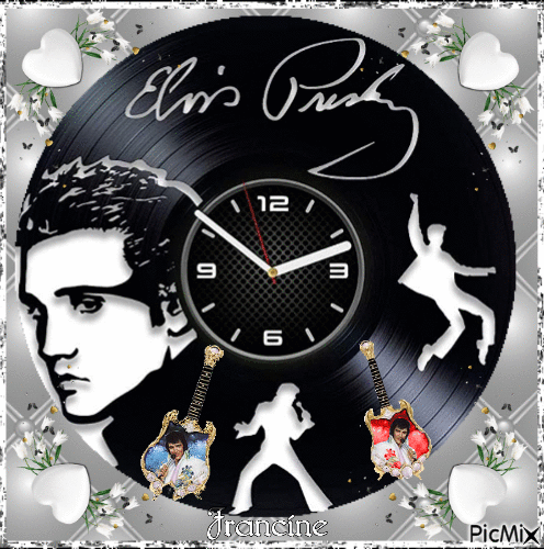 Elvis Presley 💙💙💙 - Animovaný GIF zadarmo
