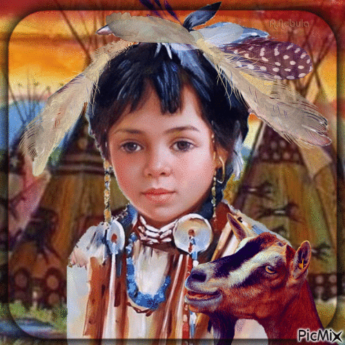 The little Indian-contest - GIF animate gratis