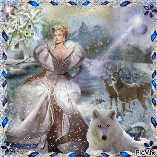 Princesse d'hiver - Ingyenes animált GIF