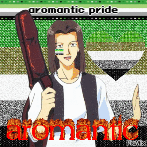 Aromantic Shigeru Aoba - Бесплатный анимированный гифка
