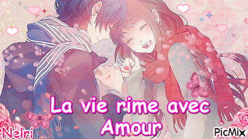 L'amour et la vie:) - Animovaný GIF zadarmo