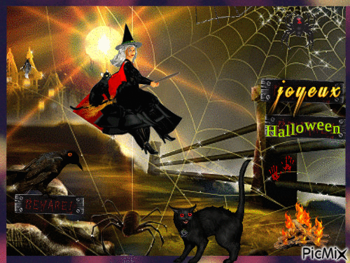 joyeux halloween - 免费动画 GIF