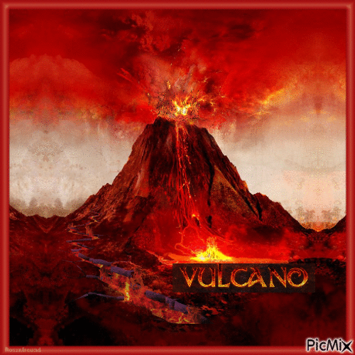 Vulcano - Nemokamas animacinis gif
