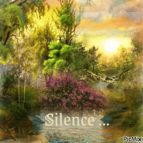 Silence - GIF animate gratis