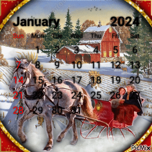 January Calendar-RM-01-01-24 - GIF animé gratuit