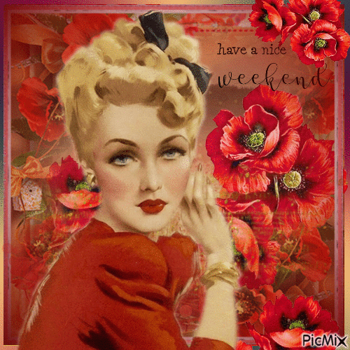 Vintage Poppy - Δωρεάν κινούμενο GIF