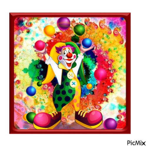 Entzückender Clown - bezmaksas png