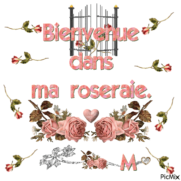 Ma roseraie - 免费动画 GIF