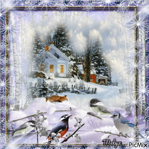 winter nature - Ingyenes animált GIF