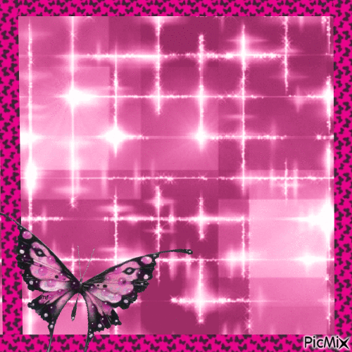 Pink Butterfly - Безплатен анимиран GIF