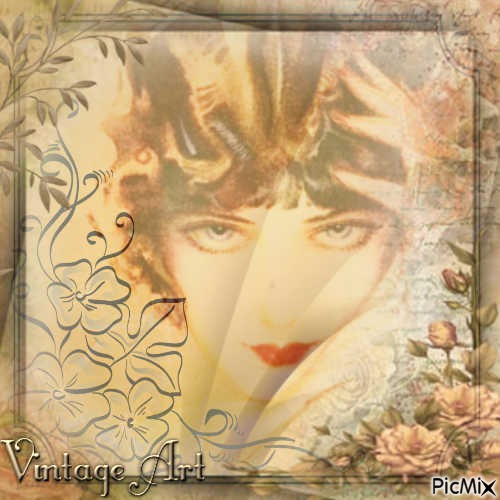 Vintage Woman - 免费PNG