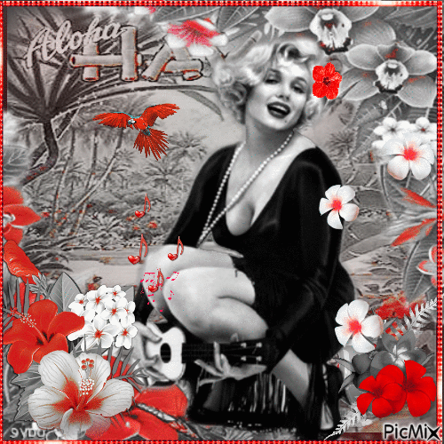 Tropical Marilyn - Gratis geanimeerde GIF