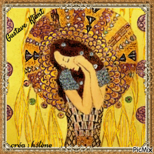 concours : Style Gustav Klimt - Бесплатный анимированный гифка