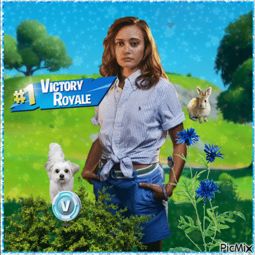 Jackie Taylor Victory Royale - Free animated GIF