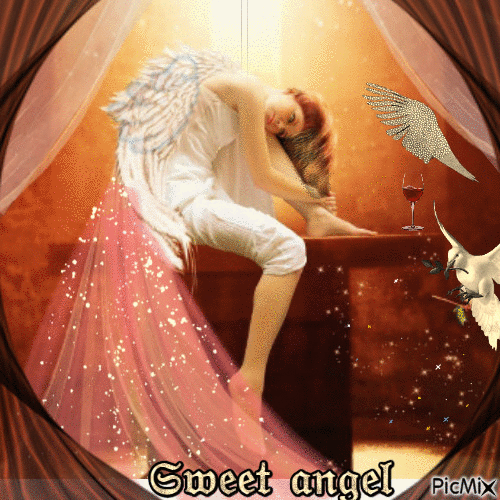 Sweet Angel - GIF animasi gratis