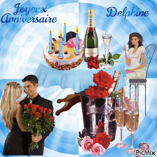 Delphine - GIF animé gratuit