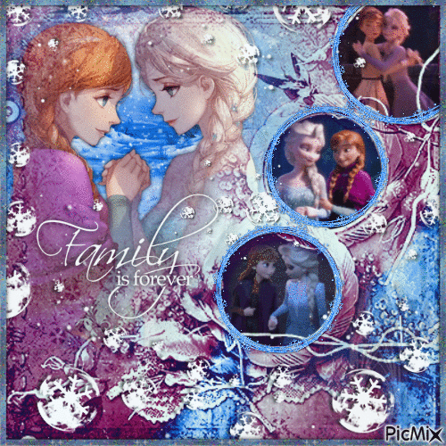 princess sisters anna and elsa frozen - Free animated GIF
