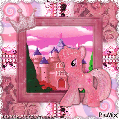 ♦♥♦Pink Twilight Sparkle at a Castle♦♥♦ - Darmowy animowany GIF