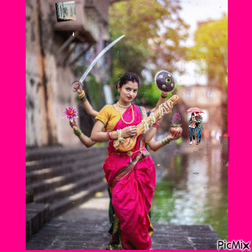 Indian woman - 免费动画 GIF