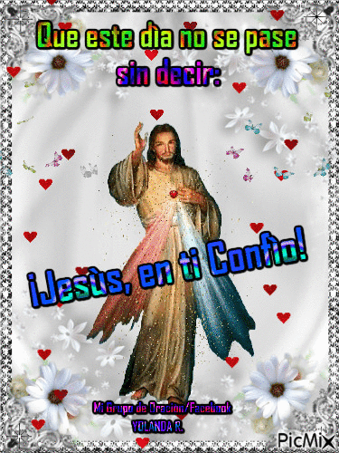 JESUS EN TI CONFIO - Darmowy animowany GIF