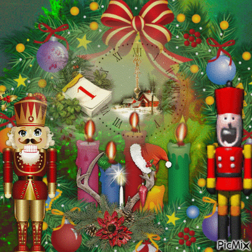 Nutcracker Christmas - GIF animado grátis