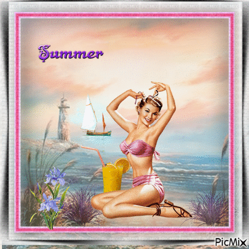 Verano/Summer - Zdarma animovaný GIF