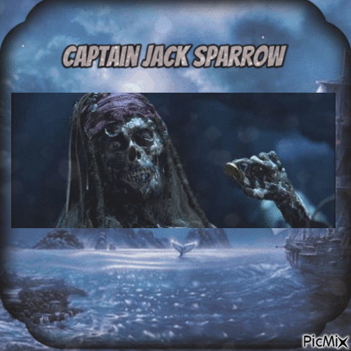 Captain Jack Sparrow - Nemokamas animacinis gif