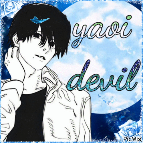 yaoi devil yoshida - GIF animé gratuit