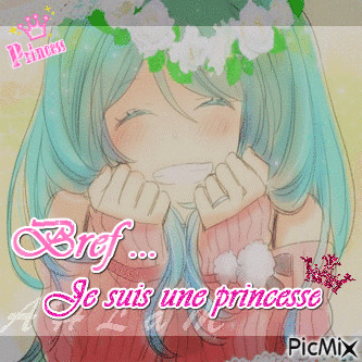 bref, je suis une princesse - 無料のアニメーション GIF