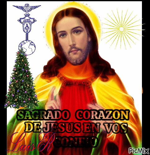 Sagrado Corazón de Jesús - Animovaný GIF zadarmo