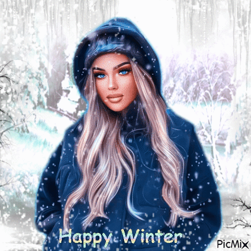 Hello winter-contest - GIF animé gratuit