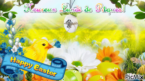 pâques lundi - 無料のアニメーション GIF