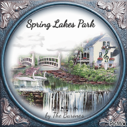 Spring Lakes Park by the Barone's - Бесплатный анимированный гифка